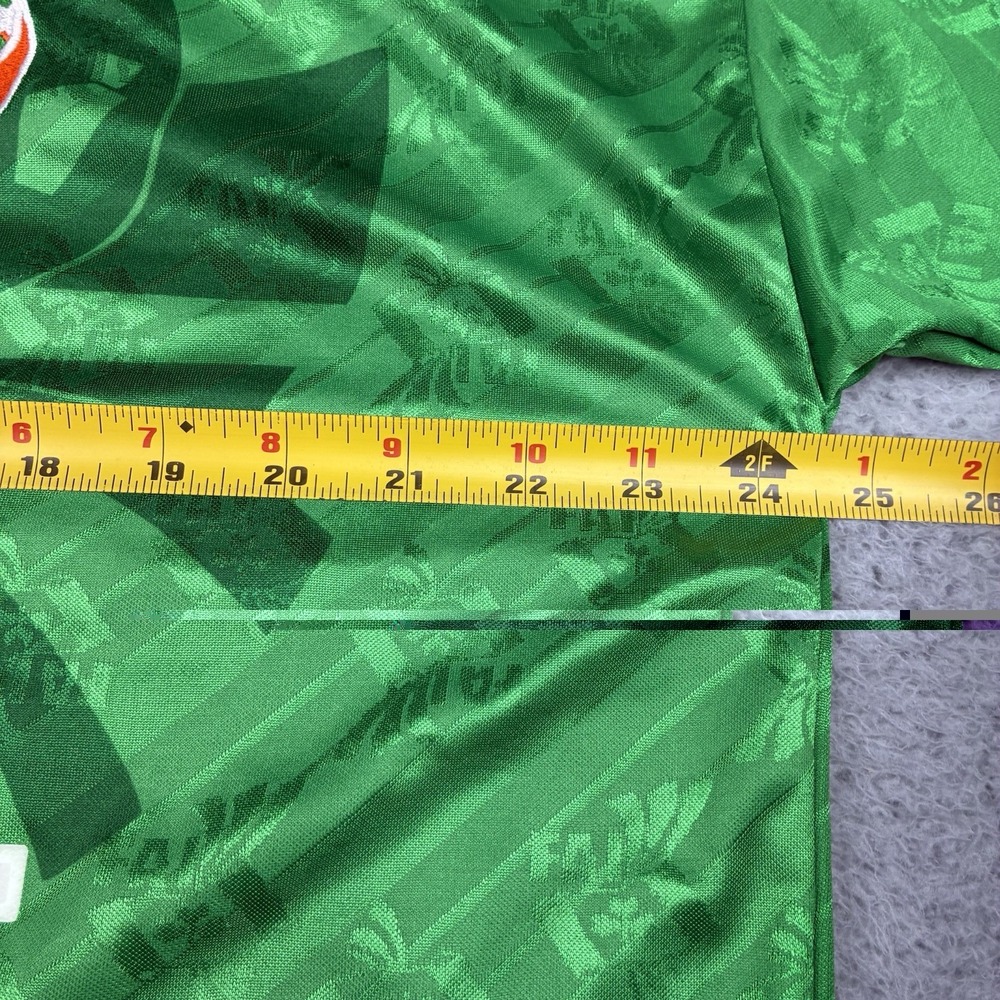 Vintage 1994 Ireland Home Soccer Jersey Men's Large Adidas Football Shirt Green - Picture 7 of 11